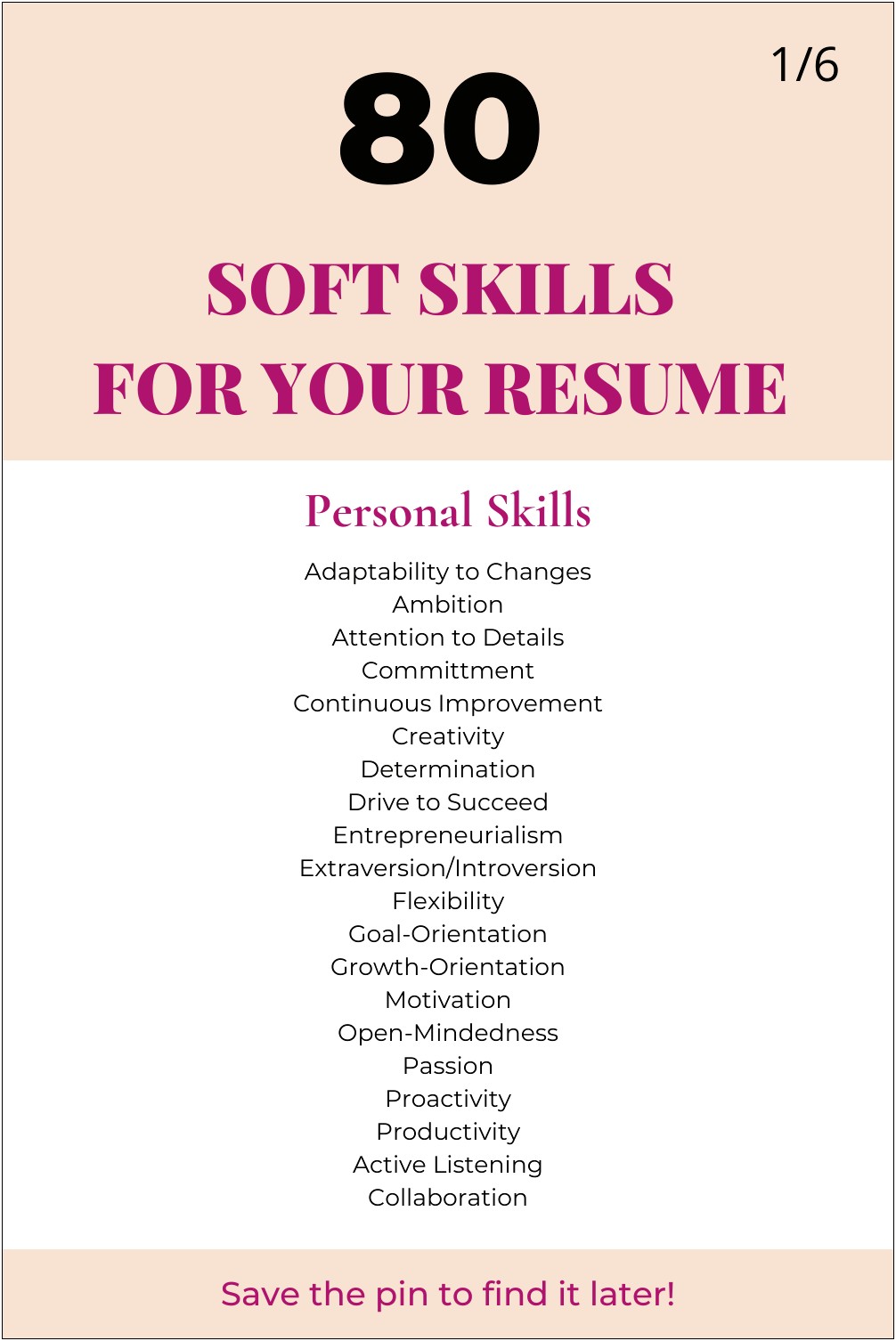 List Of Soft Skills For Resumes