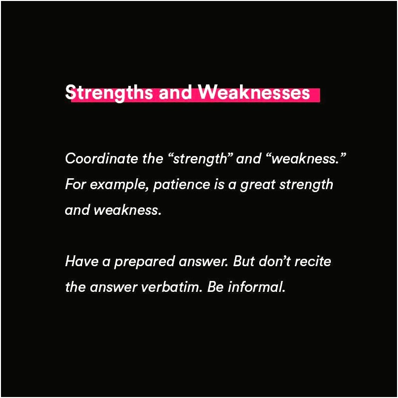 List Of Strengths To Put On Resume