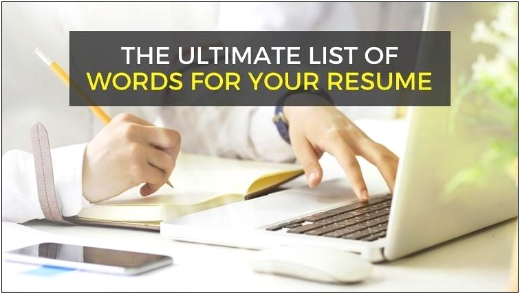 List Of Words To Put On Resume