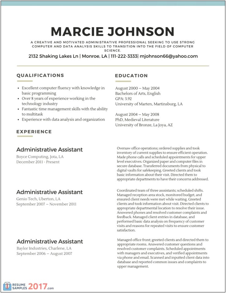 Listable Functional Skills On A Resume