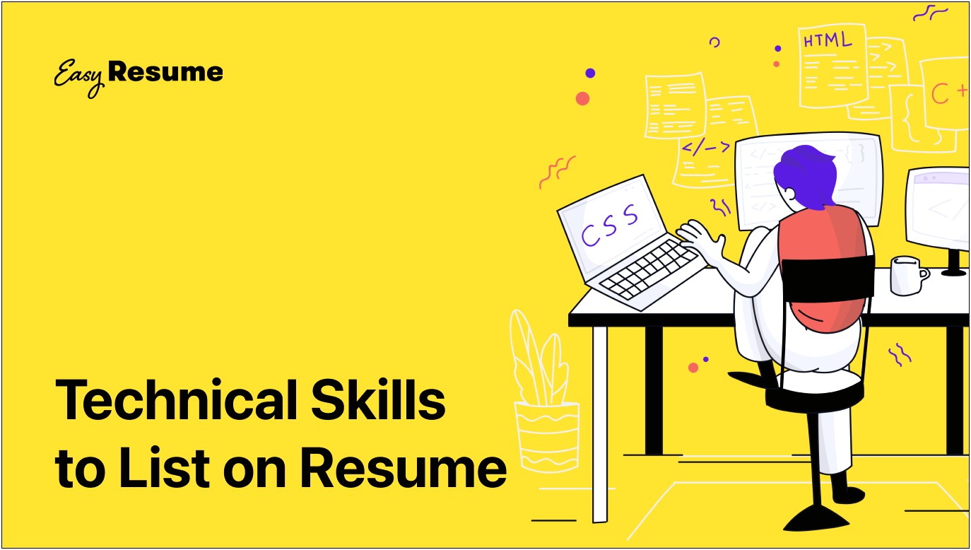 Listing Skills On Resume Tech