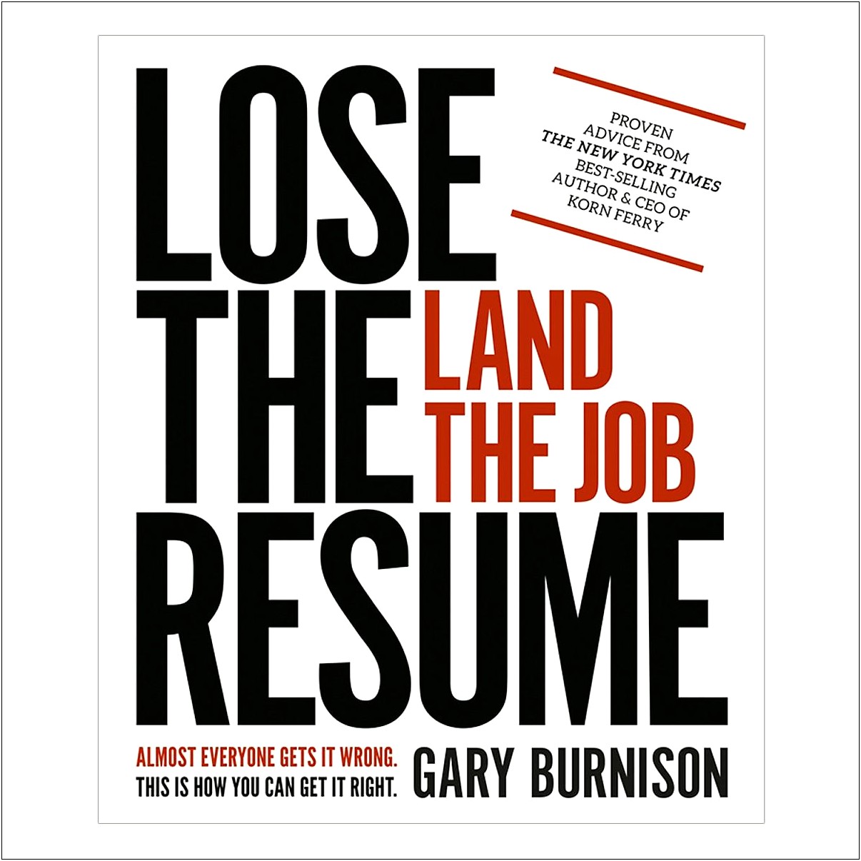 Lose The Resume Land The Job Audiobook