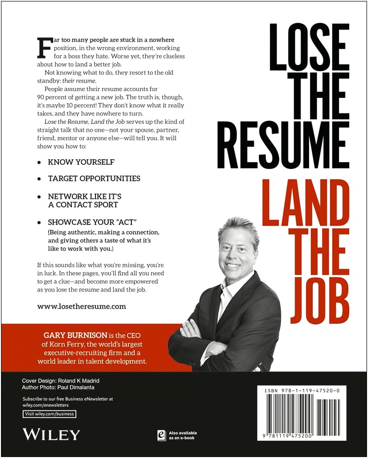 Lose The Resume Land The Job Download