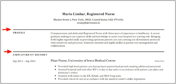 Lpn Float Nurse Resume Examples