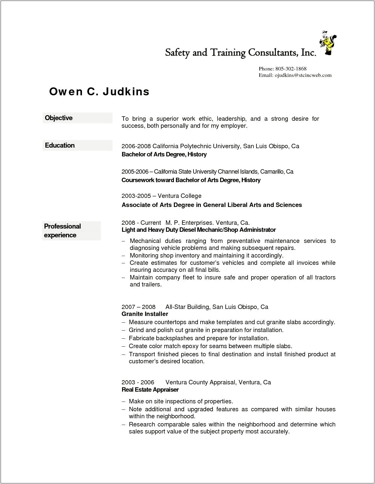 Lube Tech Job Description Resume