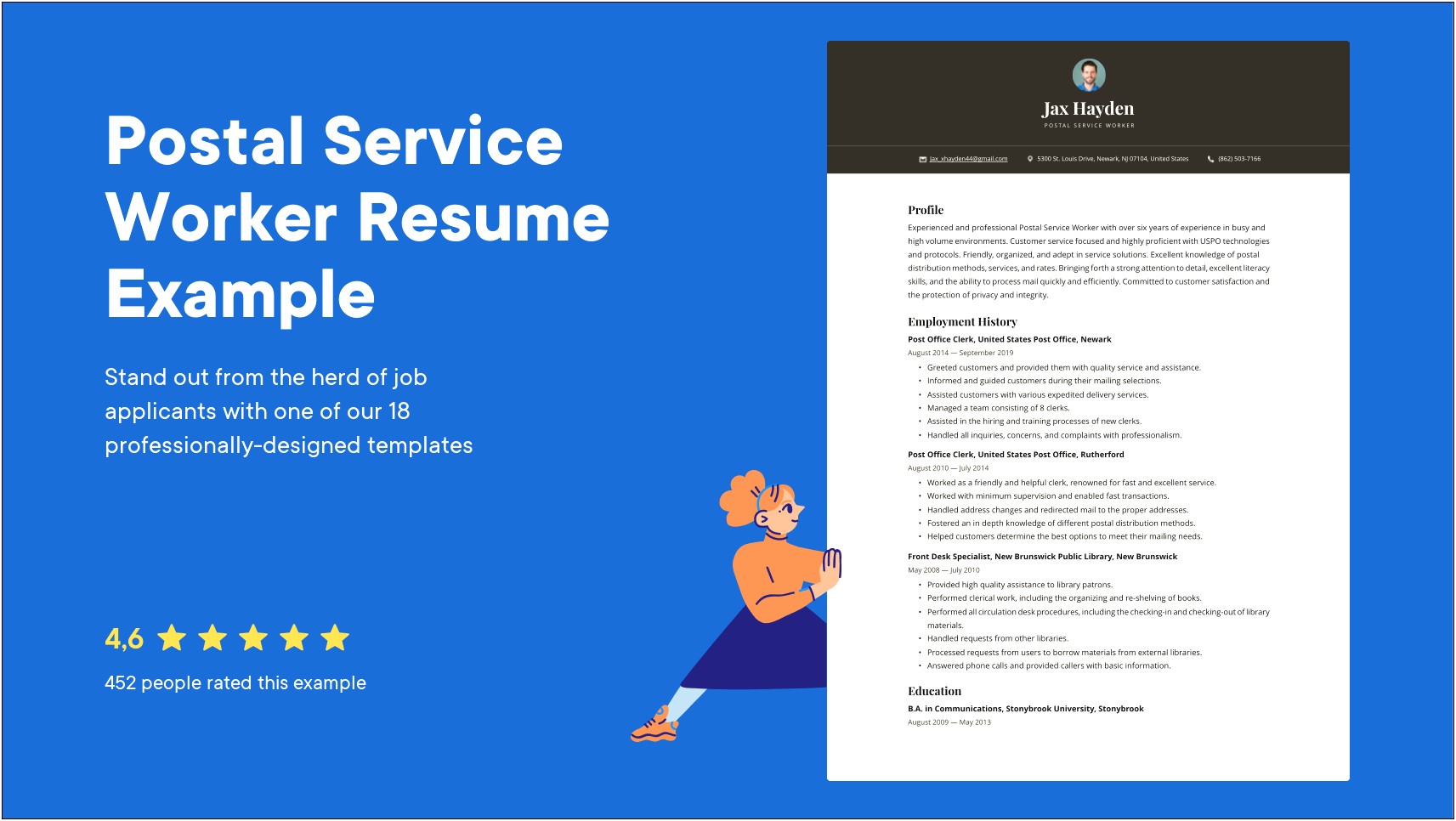 Mail Carrier Resume Profile Examples