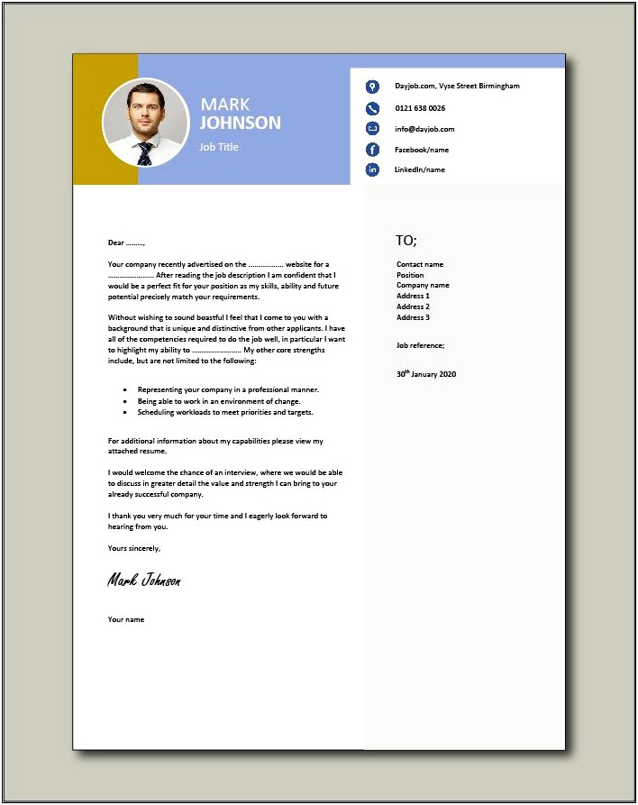 Make A Free Resume And Cover Letter