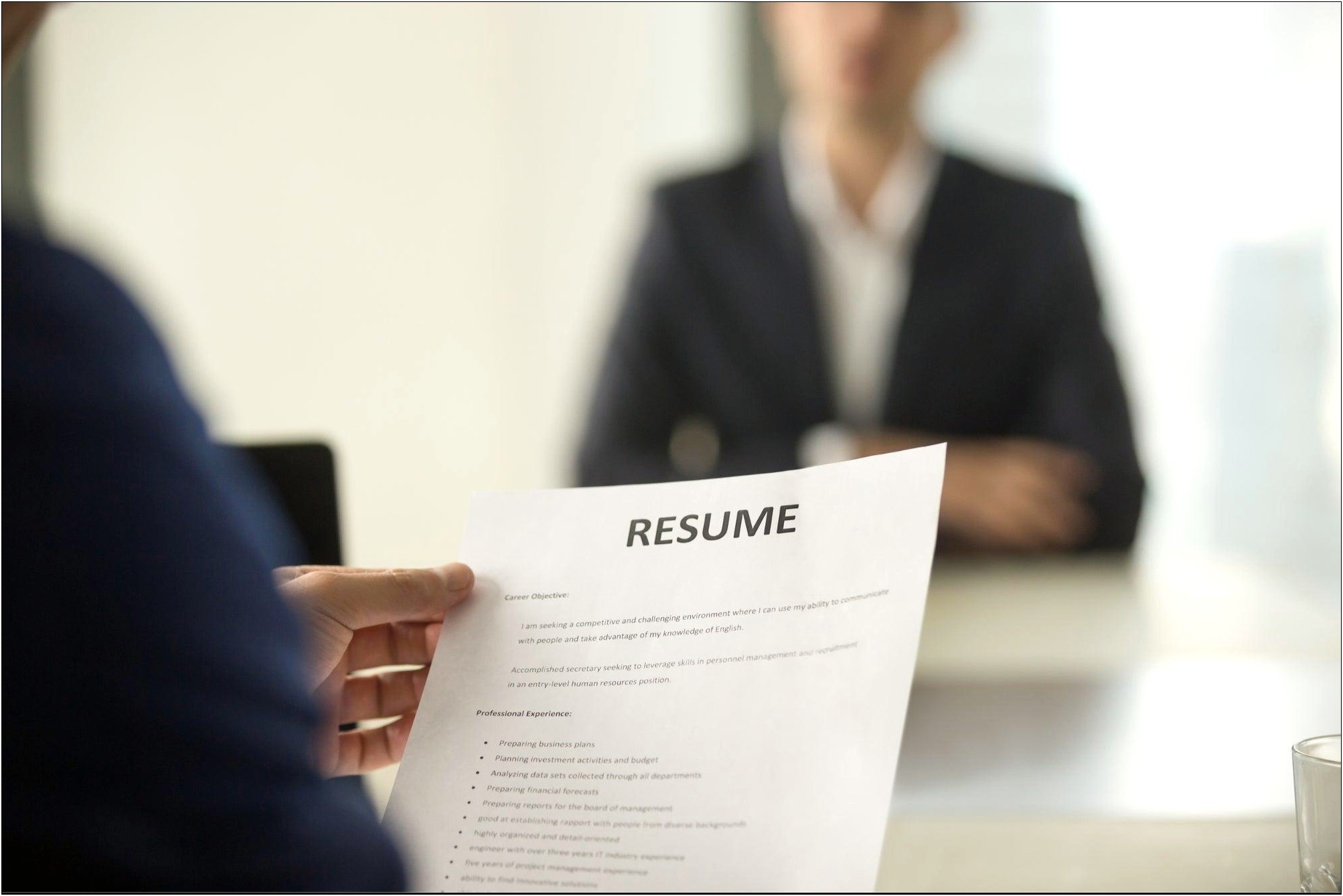 Make A Good Job Resume