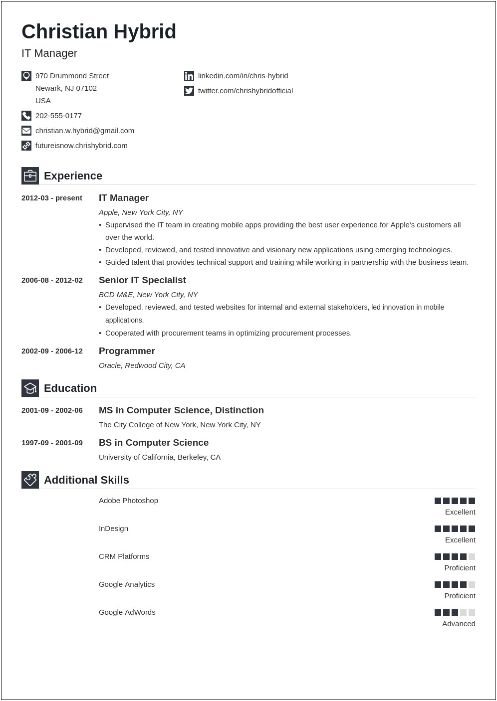 Make A Resume Which Consolidates Like Minded Experience