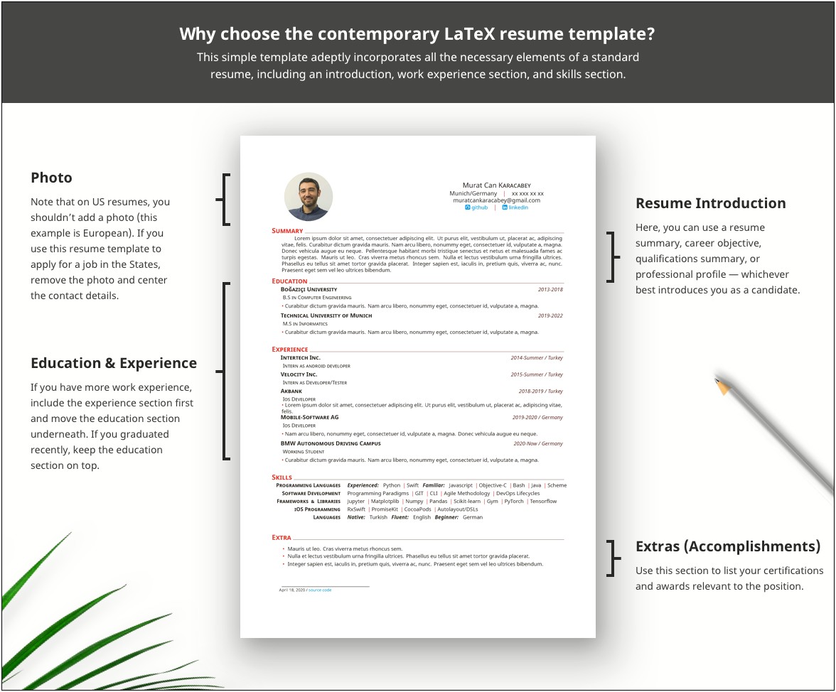 Make Your Own Latex Resume Templates