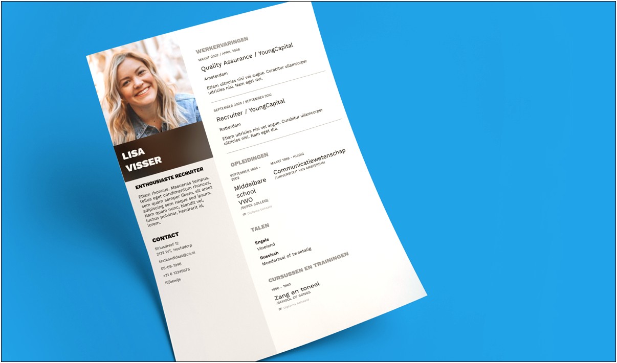 Make Your Own Resume For Free For Teens