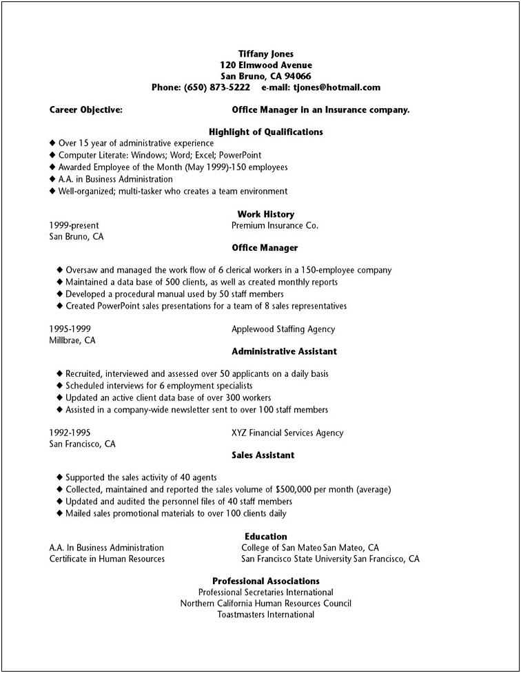 Making A Resume High School Student