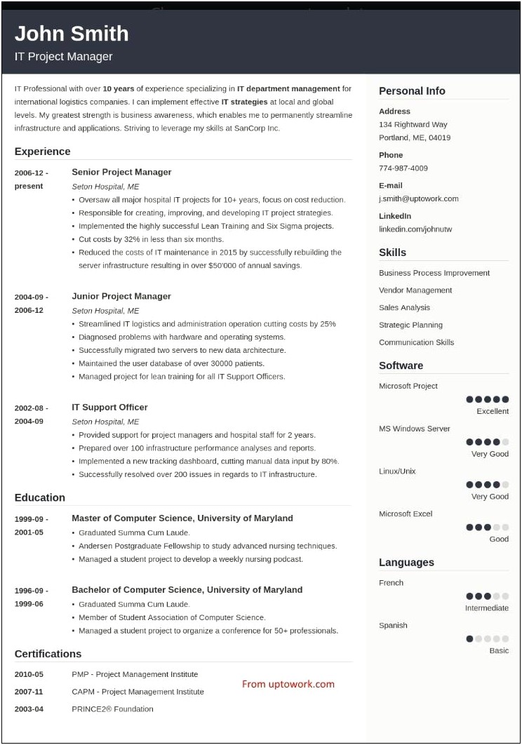 Making Columns In Microsoft Word For Resume