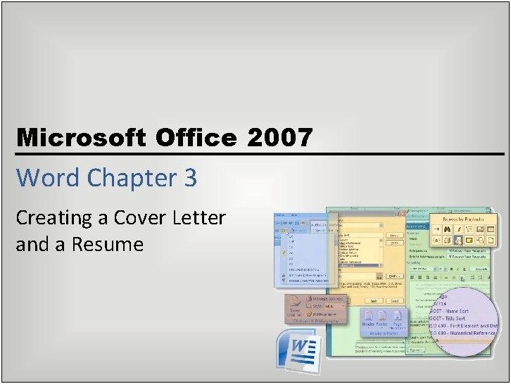 Making Resume In Microsoft Word 2007