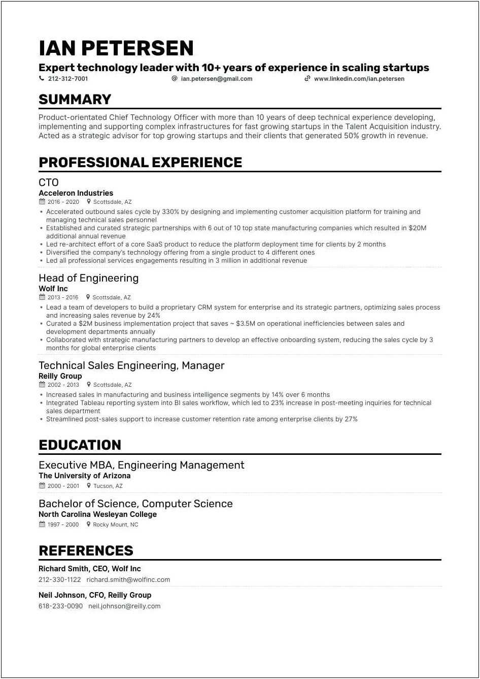 Management Science And Engineering Resume