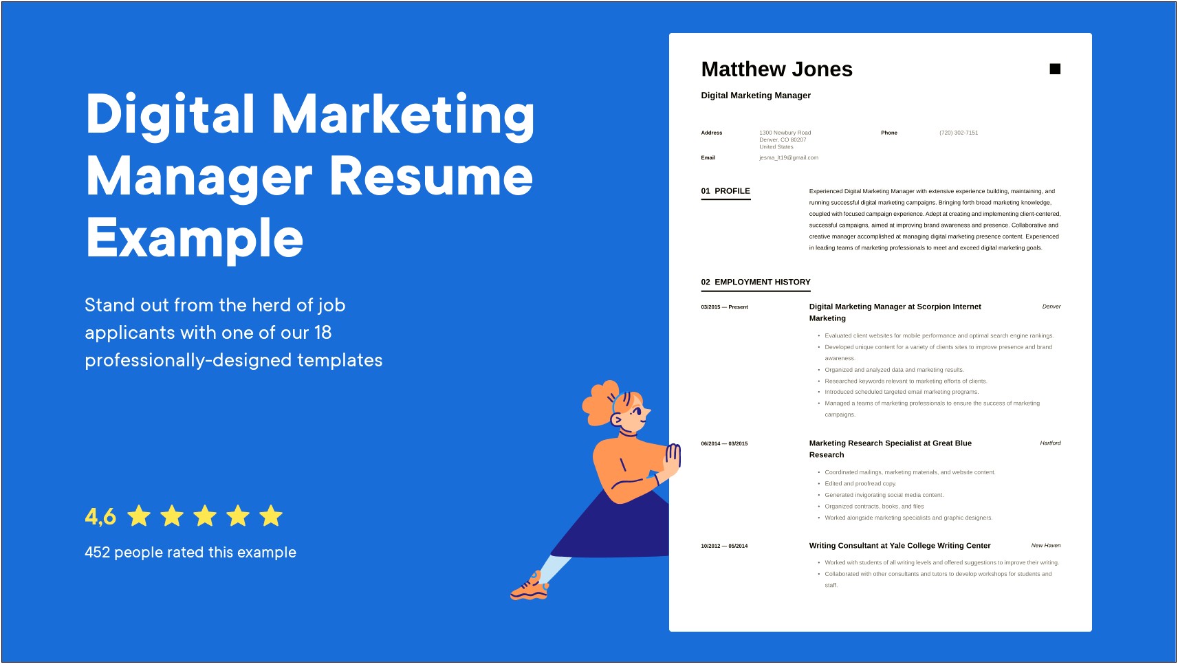 Marketing Digital Services Manager Resume