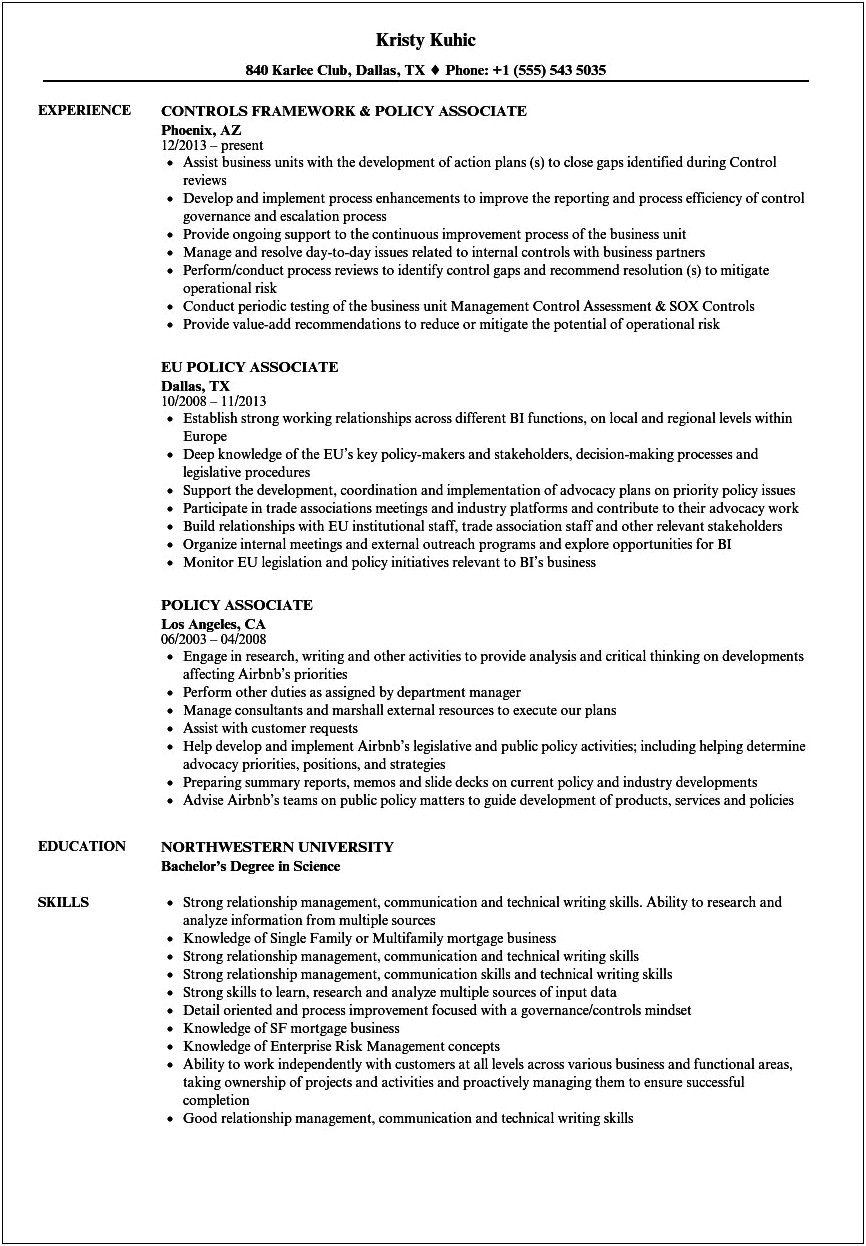 Mccourt School Of Public Policy Resume Template