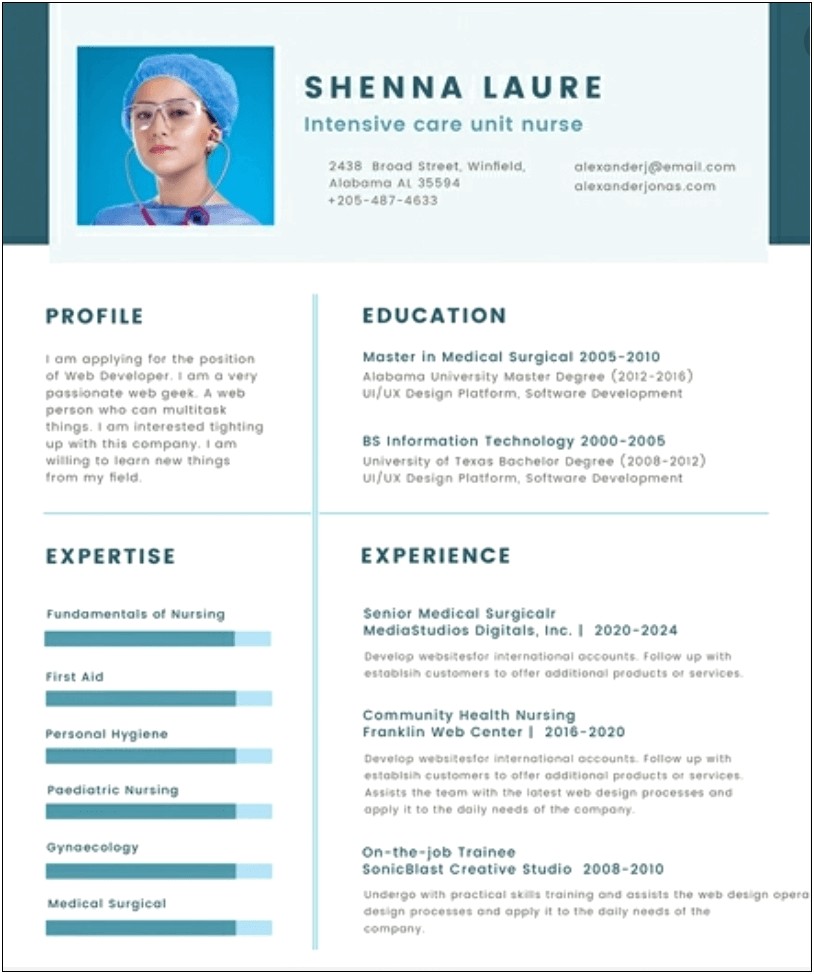 Mental Health Nurse Job Description Resume