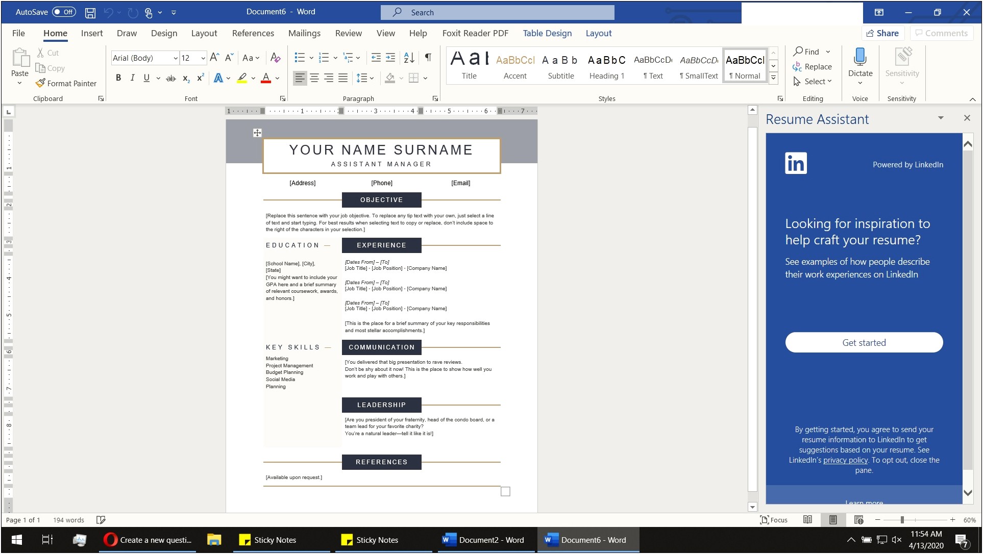 Microsoft 2010 Cant Download Resume Template