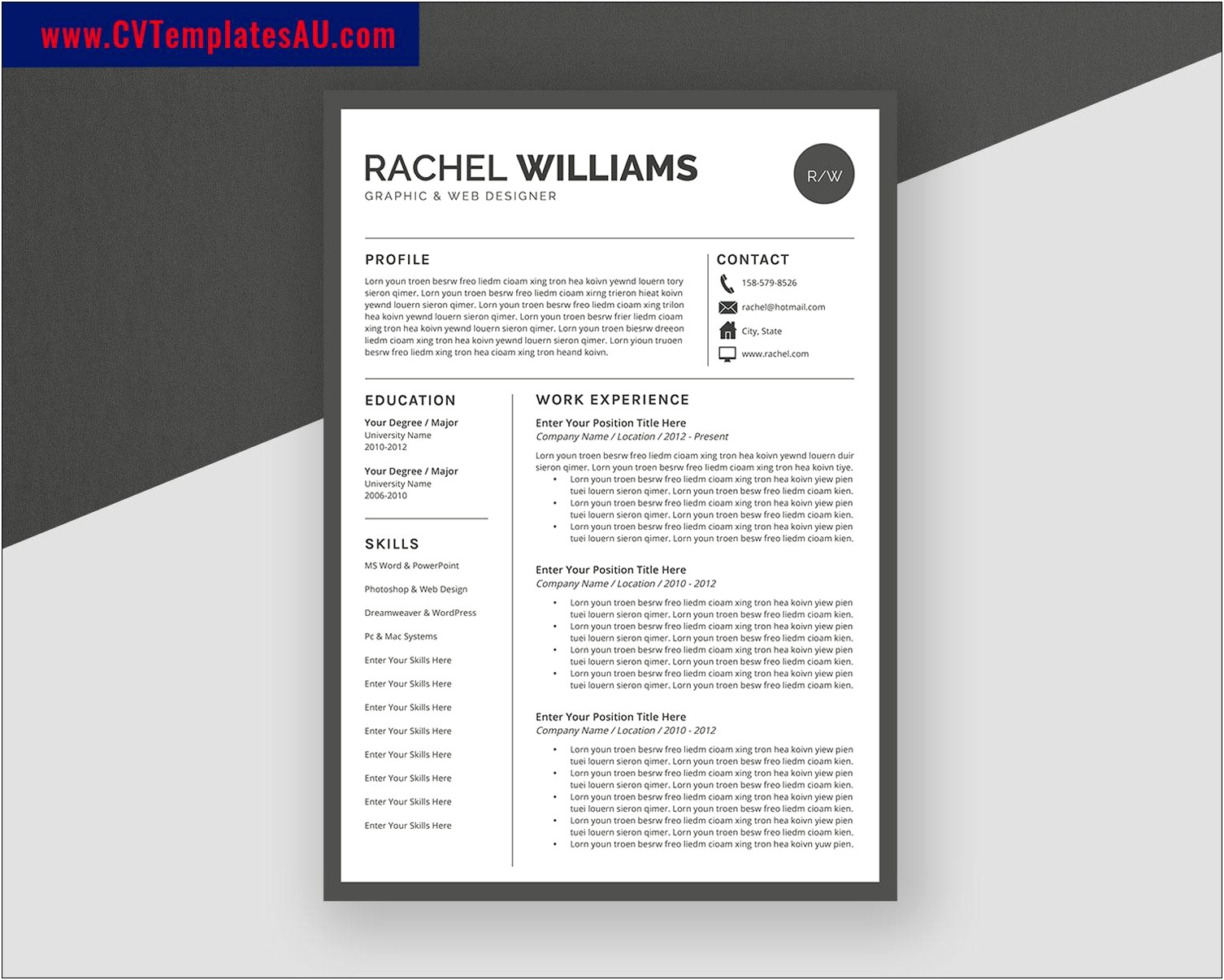 Microsoft Office For Mac Resume Templates