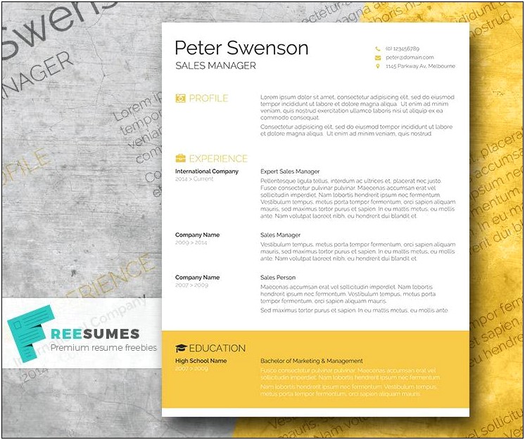 Microsoft Word Resume Template Change Color