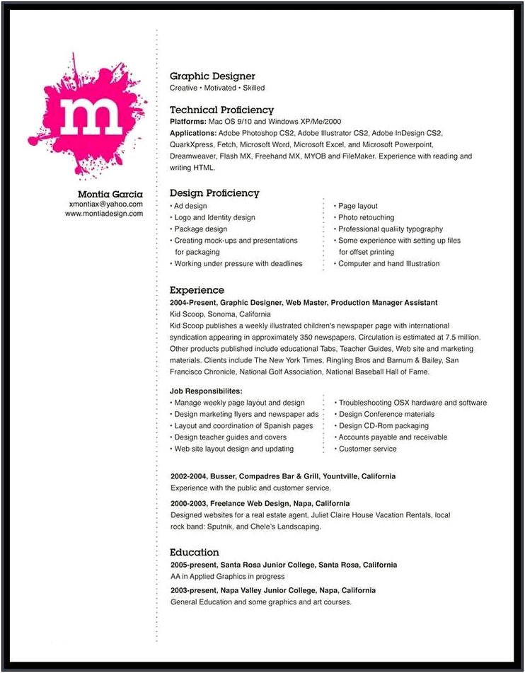 Micrsoft Word Business Template Chronicle Resume