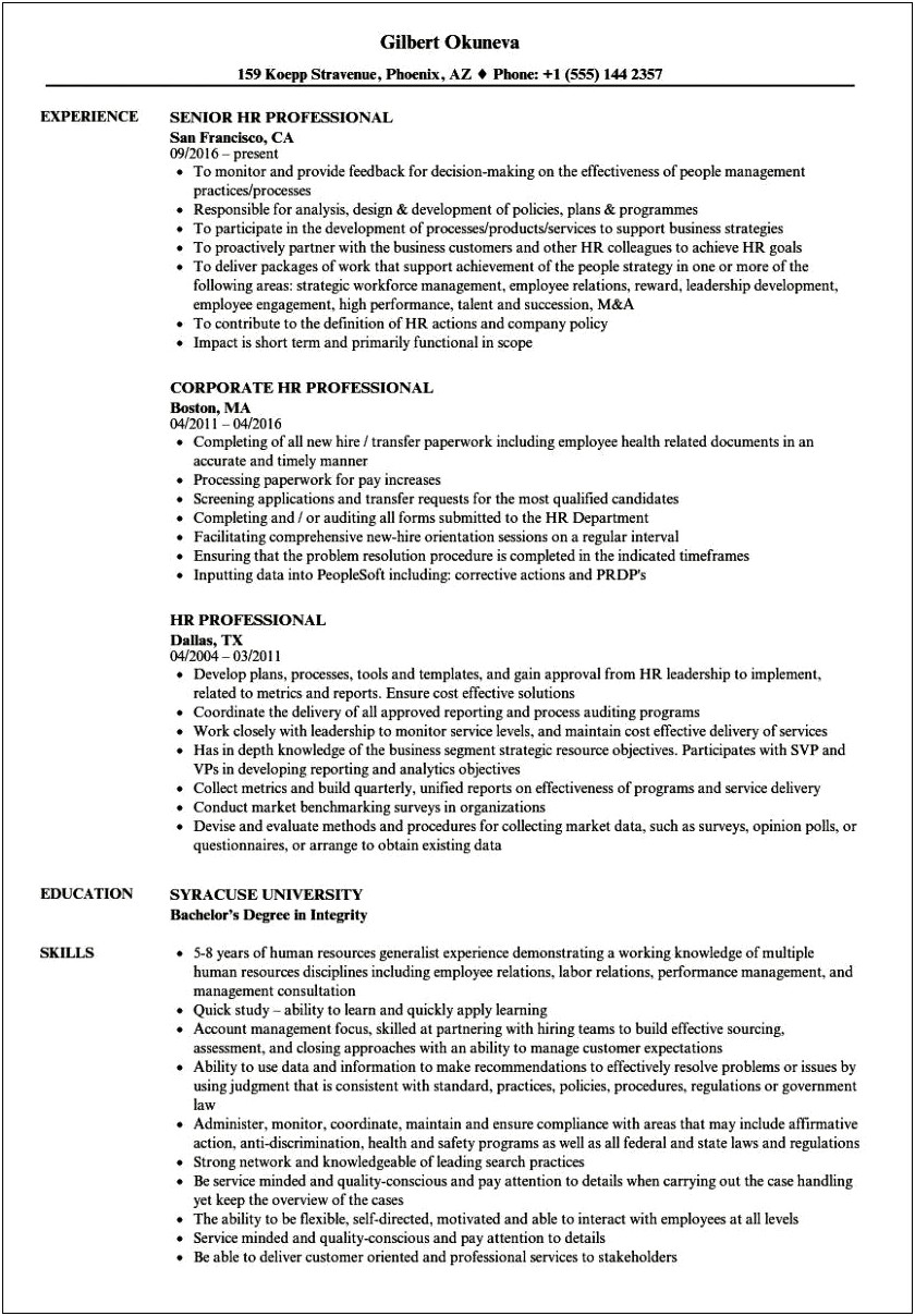 Military Police Job Description Resume