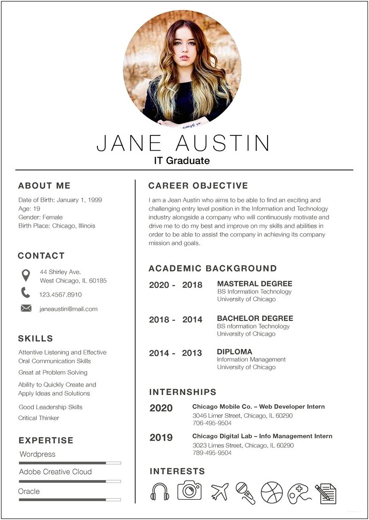 Modern Resume Templates Free Download For Freshers