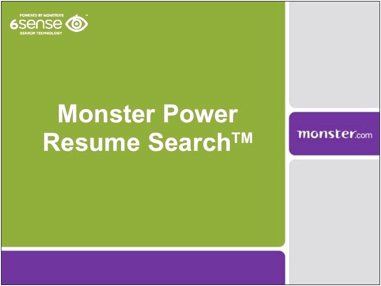 Monster.com Free Resume Search