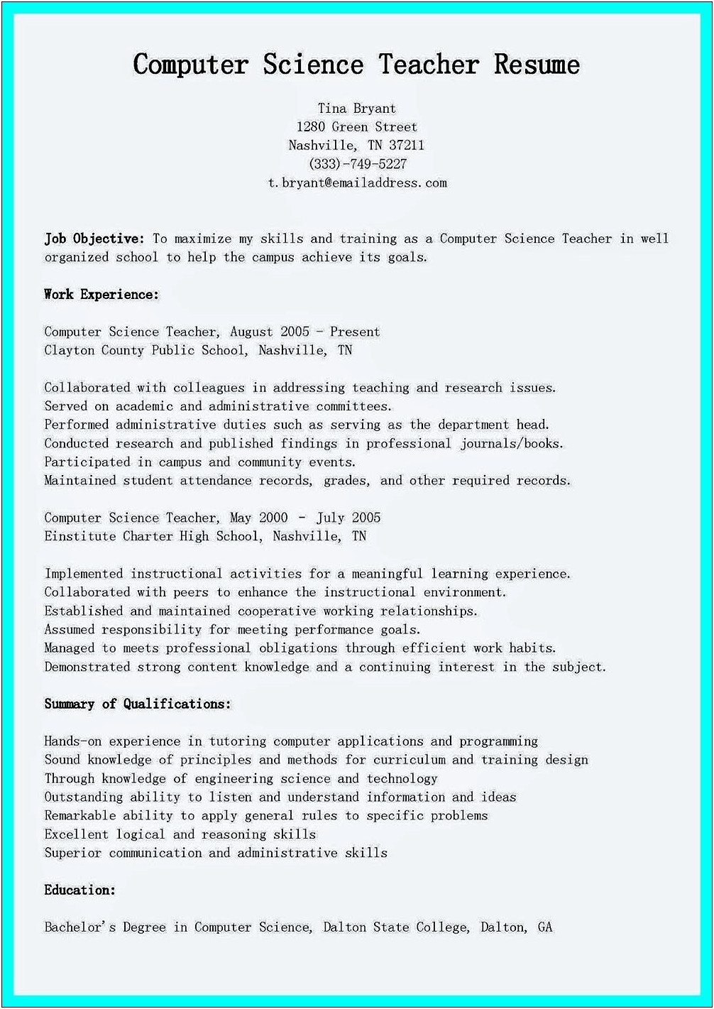 Most Common Computer Science Resume Skills