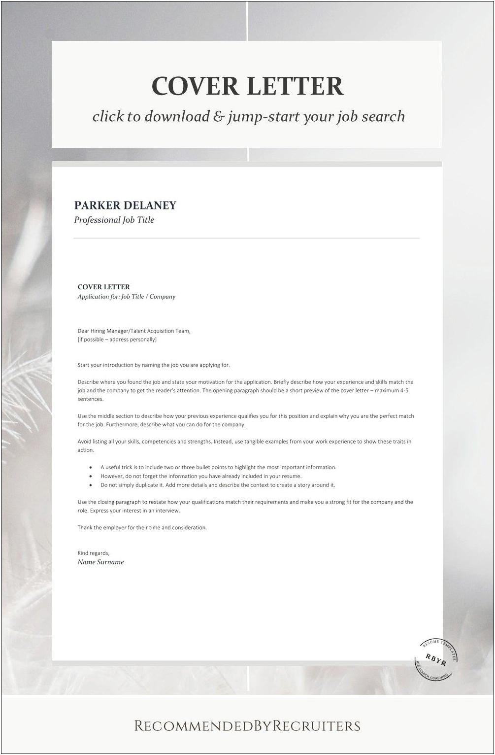 Most Effective Resumes And Cover Letter Layout