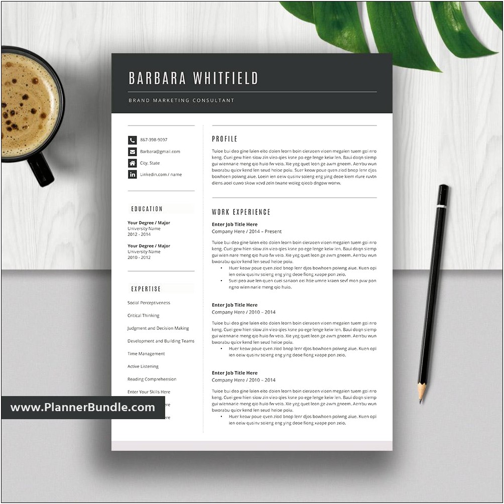 Ms Word Best Resume Font