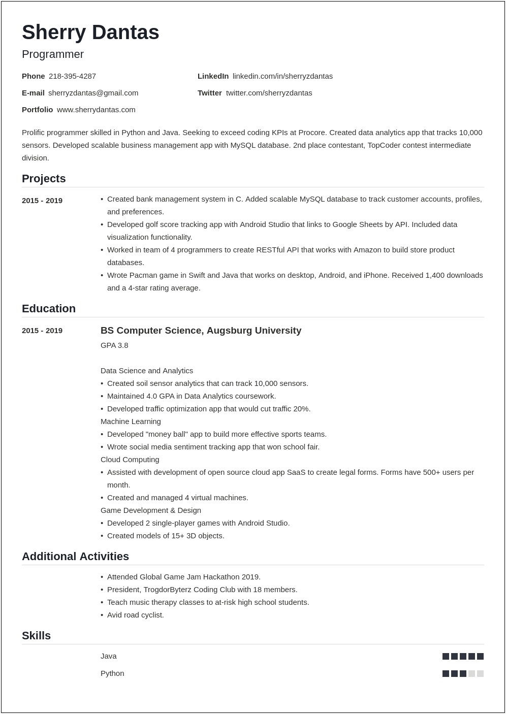 Music Therapy Student Resume Objective