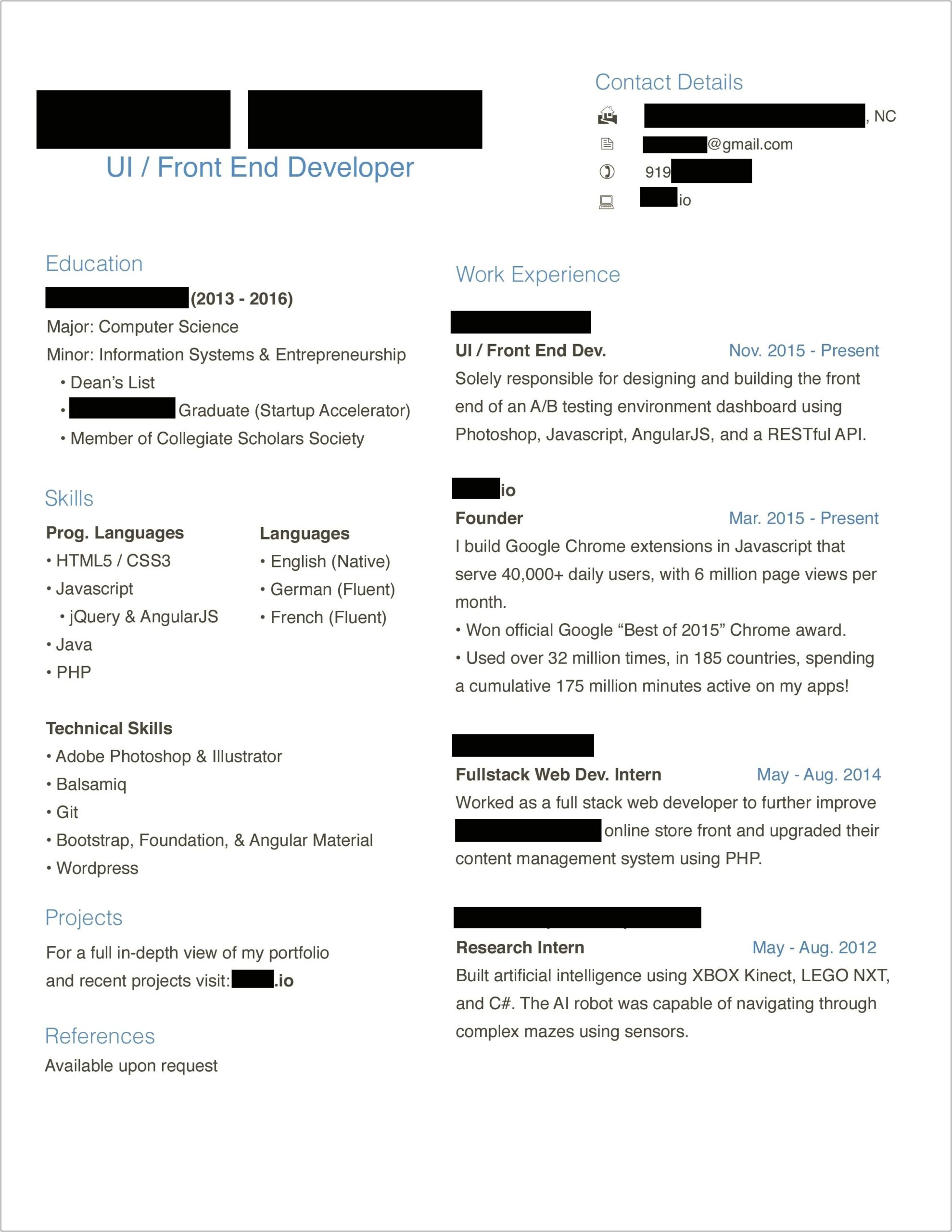 My Job Asked Me For My Resume