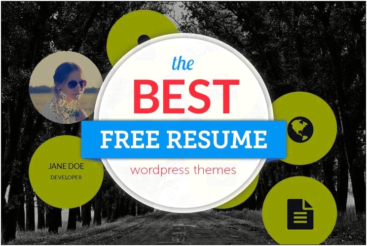 My Resume Wordpress Theme Free Download