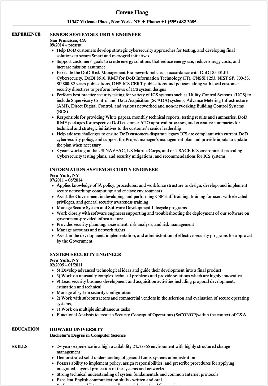 Network Engineer Resume With 2 Year Experience Download