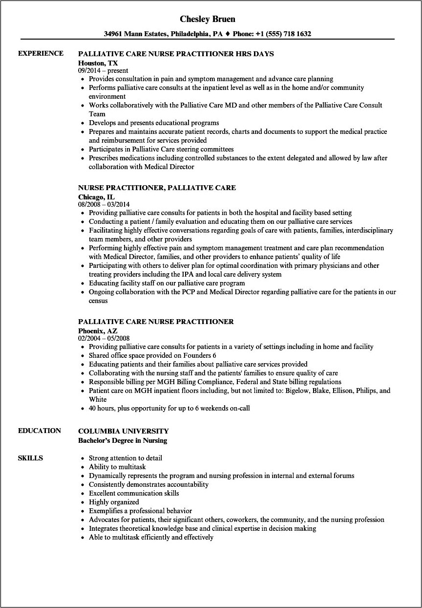 Nurse Practitioner Resume Objective Examples