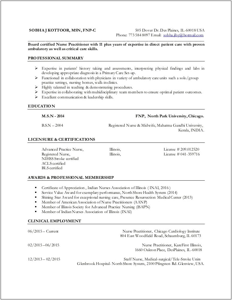 Nurse Remove Objectives From Resume