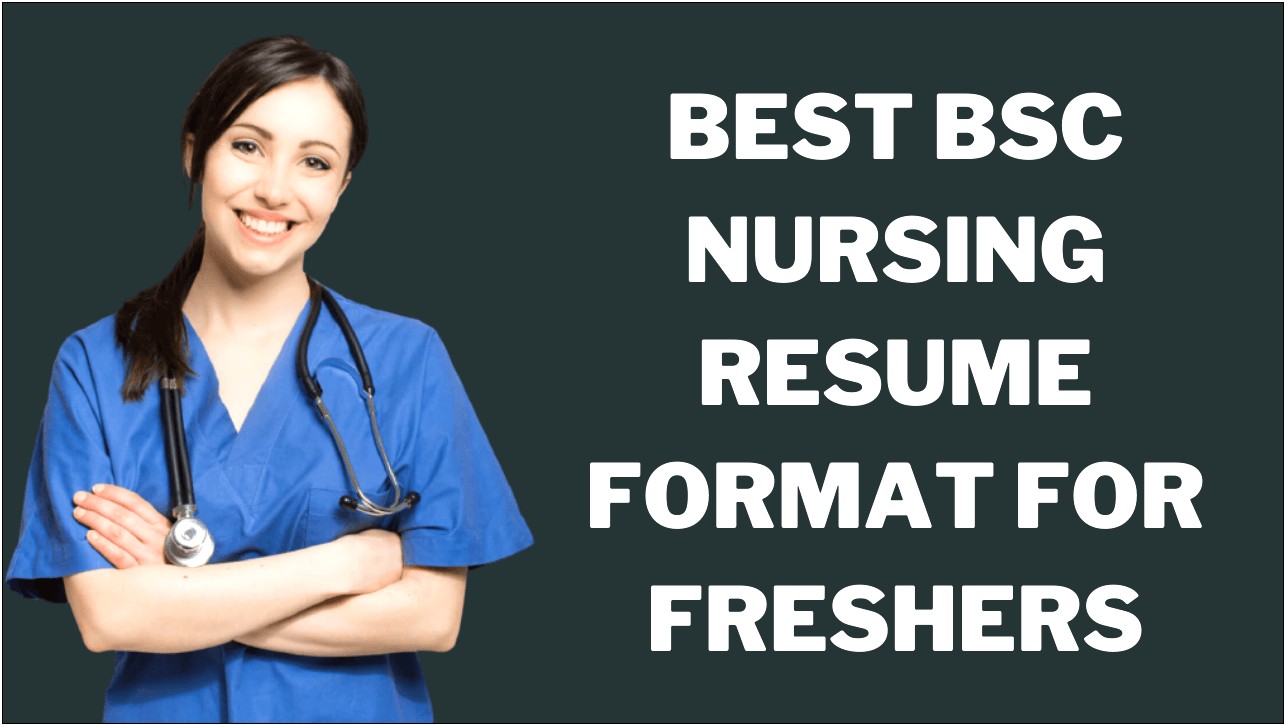 Nursing Resume Samples For Freshers