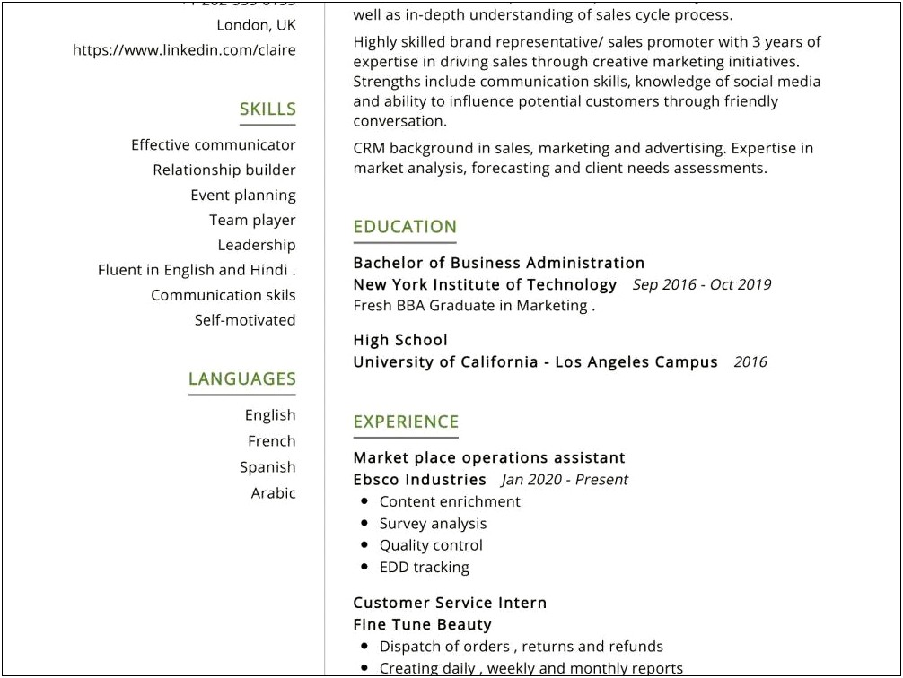 Nypd Police Administrative Aide Resume Template
