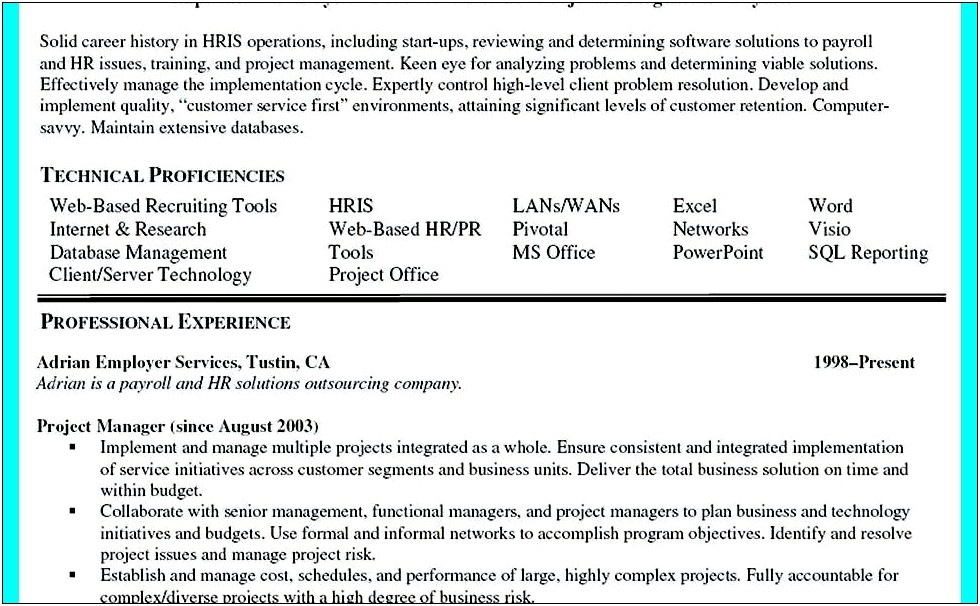 Objective Examples On Resume For Office Managment