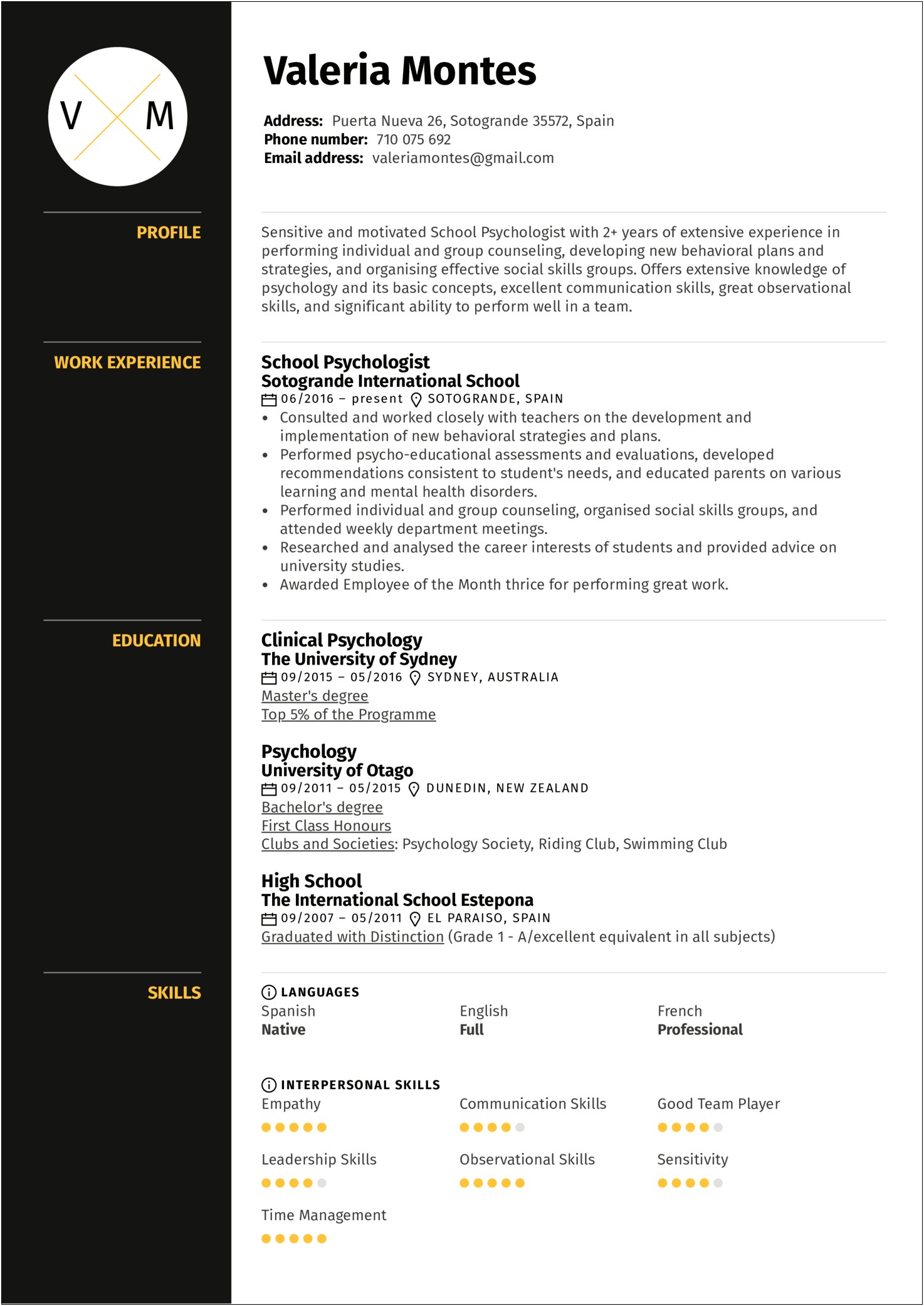 Objective For Behavioral Counselor Resume
