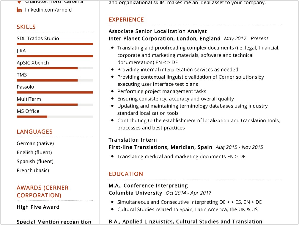 Objective For Educational Interpreter For Resume