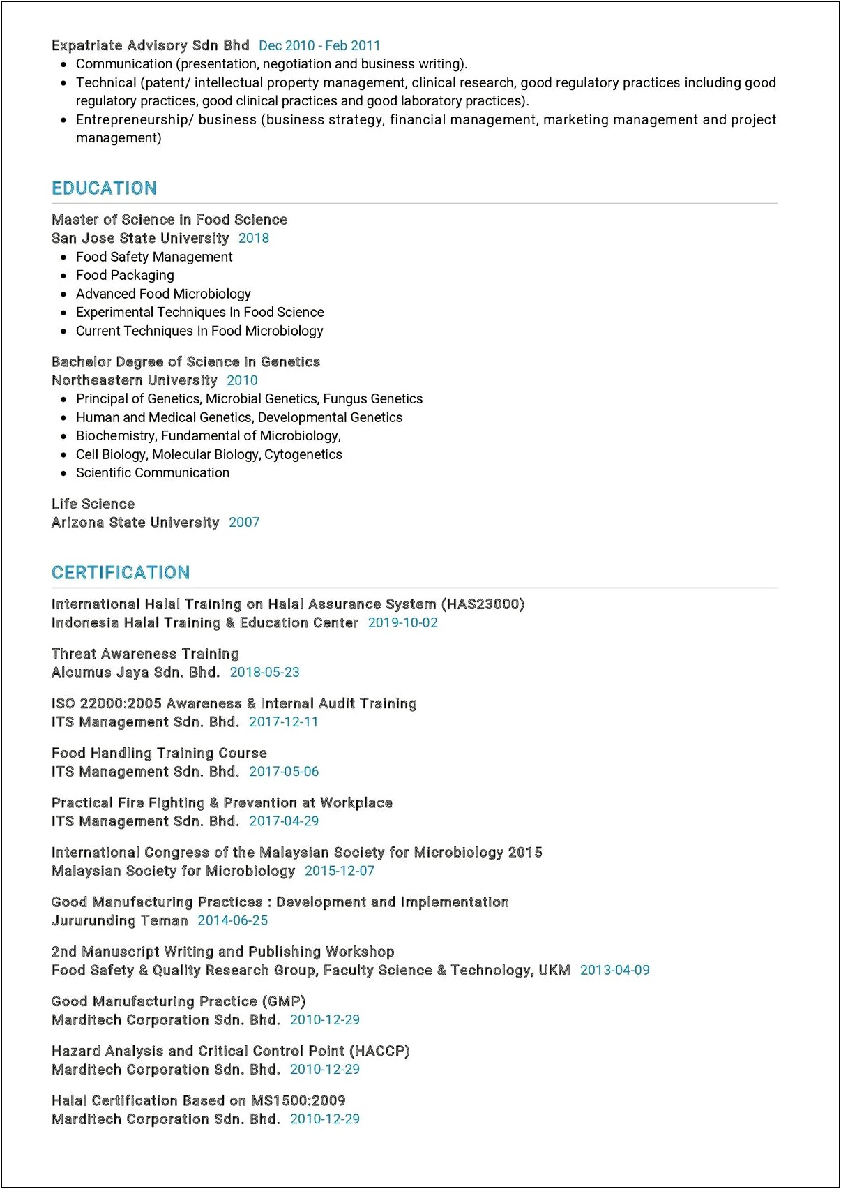 Objective For Laboratory Technician Resume