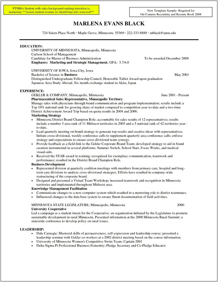 Objective For Marketing Student Resume
