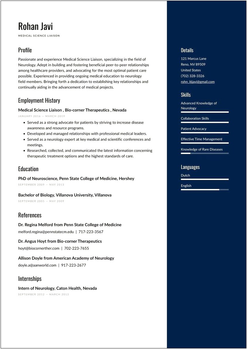 Objective For Medical Research Resume