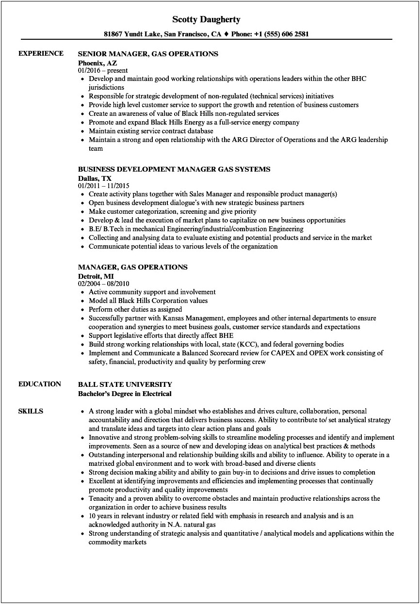 Objective For Refinery Operator Officer Resume Examples