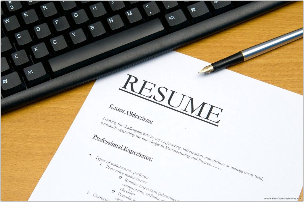 Objective For Resume Medical Assisint