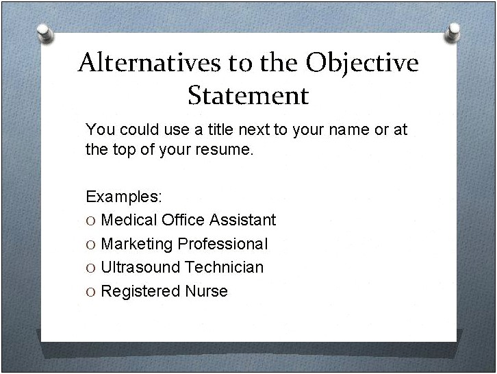 Objective For Ultrasound Technician Resume