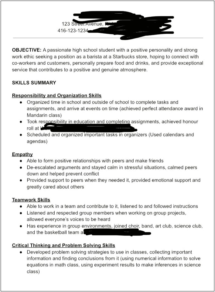 Objective Or Summary On Resume Reddit